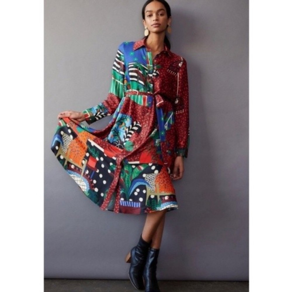 FARM RÍO GEORGIA SHIRTDRESS XL